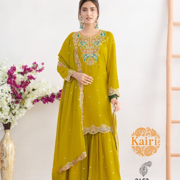 SHARARA STYLE SALWAR SUIT - Picture 7 of 7